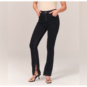 Abercrombie & Fitch Black High Rise Women Jeans